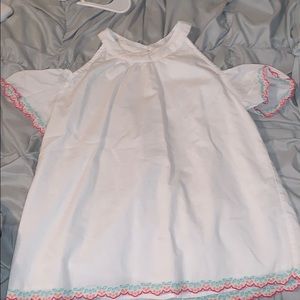 abercrombie kids, white blouse, 13/14